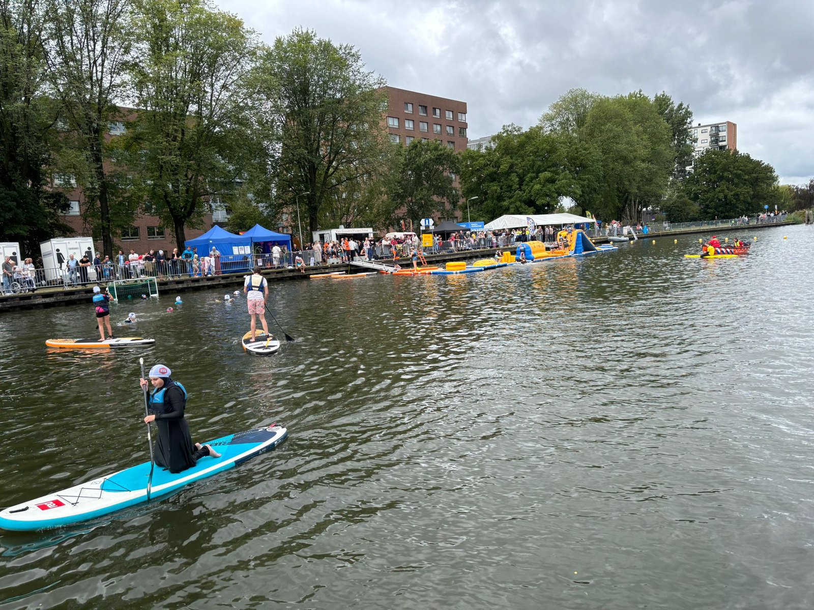 Suppen op de Weespertrekvaart